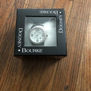 Dooney and Bourke Designer Silver Watch